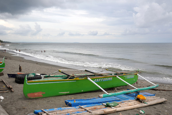 Outrigger fishing boats, Pasuquin, Ilocos Norte