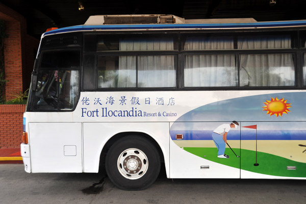 Bus of the Fort Ilocandia Resort