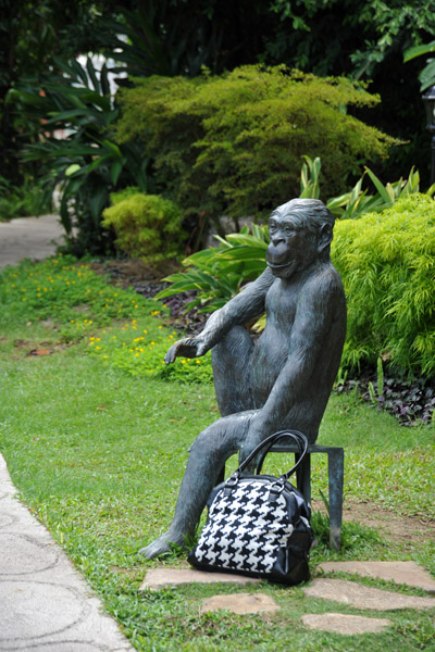 Monkey with a handbag