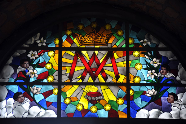 Stained glass window, Culion Church of the Immaculate Conception