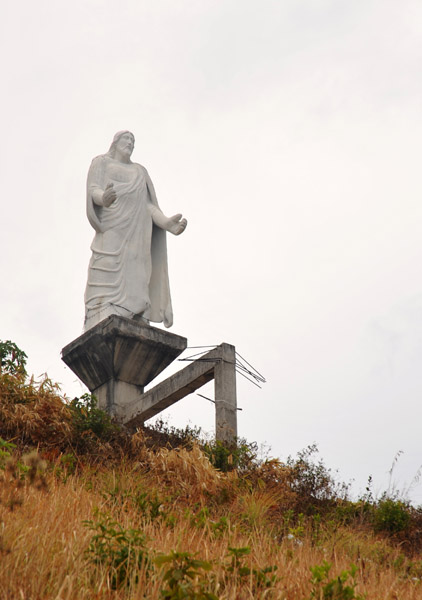 Statue of Christ overlooking Culion, Agila Hill