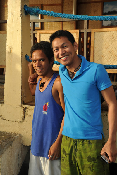 Dennis and the boat boy from the Culion trip