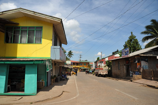 The main road through Coron Town