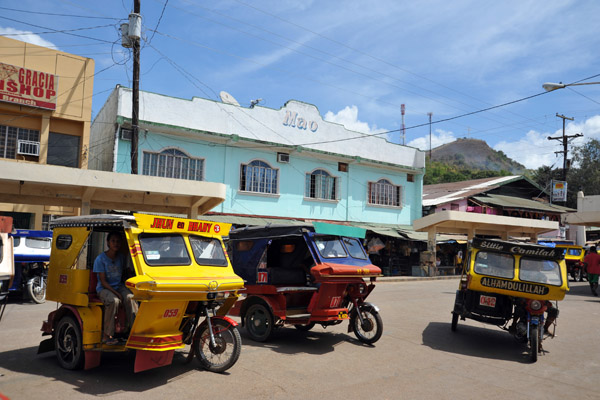 Tricycles at the Coron Bus station