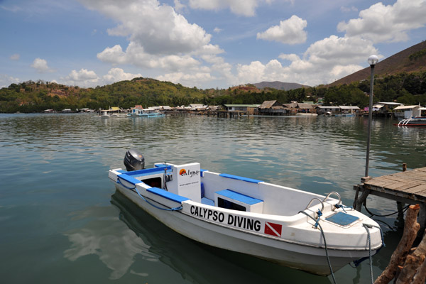 Motorboat of Calypso Diving, Coron