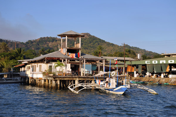 L & M Sea Lodge, Coron Town, seen from the water
