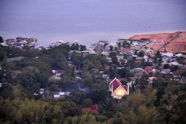 Evening view of Coron Town from Mount Tapyas