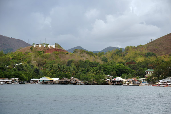 View of Coron Town from the water