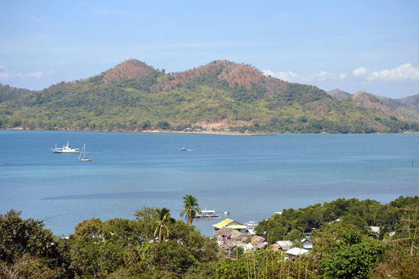 View of Coron Bay from the Mount Taypas Hotel