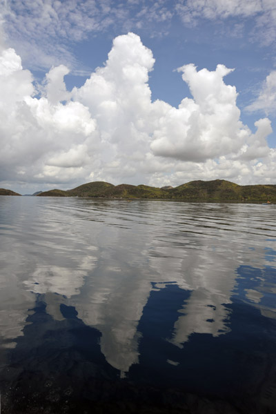 Coron Bay protected on the north by Busuanga Island