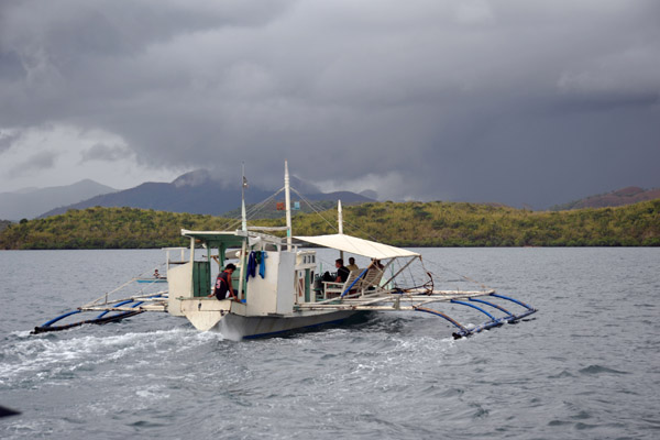 Another dive banca boat headed back to Coron Town