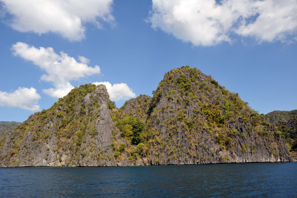 Highly eroded limestone of Coron Island