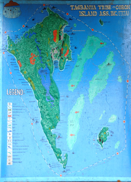 Map of Coron Island