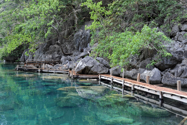 Kayangan Lake, Coron Island, touted as the cleanest in the Philippines