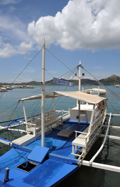 One of the dive boats, Seadive Resort