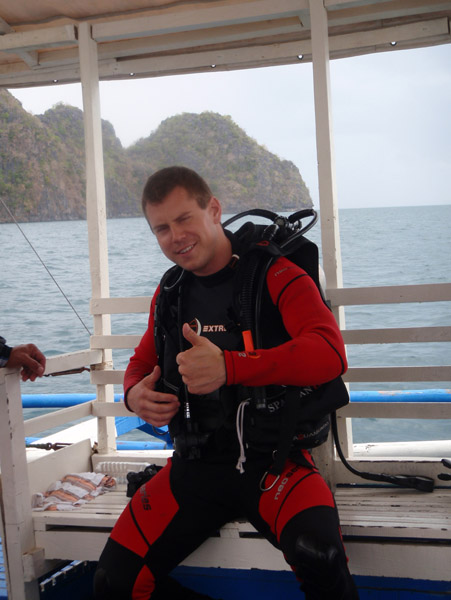 Skywest pilot Justin ready to dive