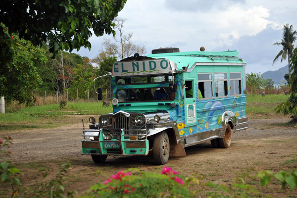 El NIdo Resorts jeepney at El Nido Airport