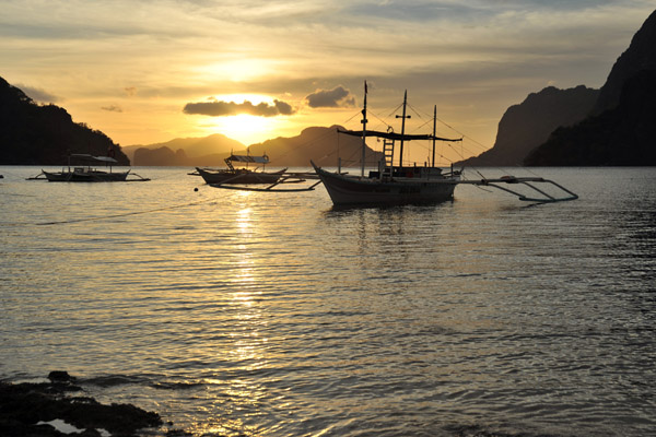 Sunset, Ca'alan Beach, El Nido