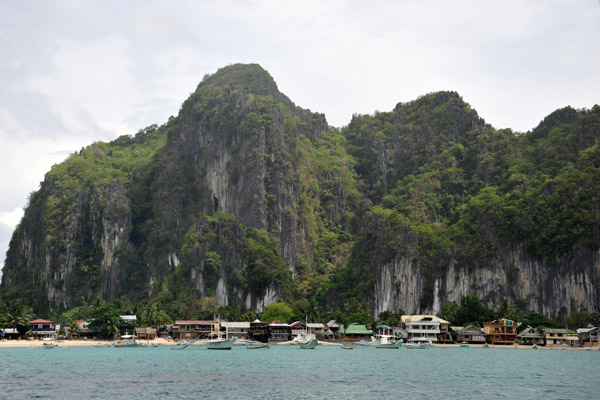 El Nido town from the water