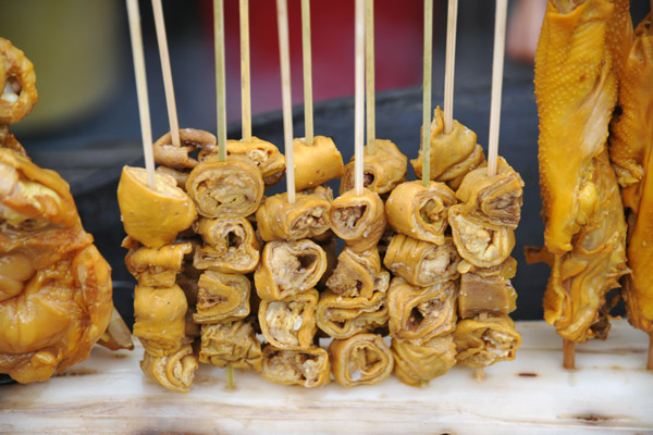 Guts on a stick, Philippino street food
