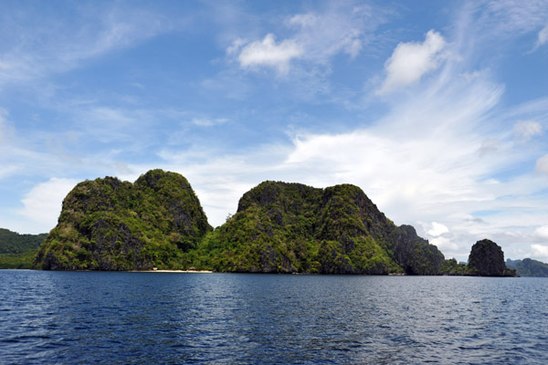 Cudugman Point, part of the Palawan mainland