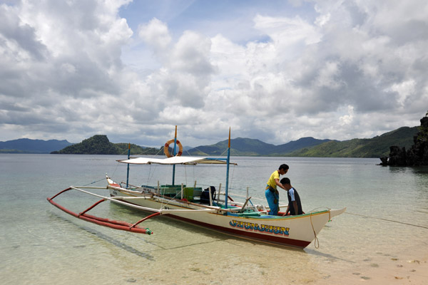 Our boat from El Nido, M/Bca Jhunjhun