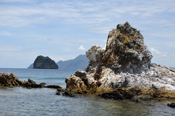 Rocks off Snake Island