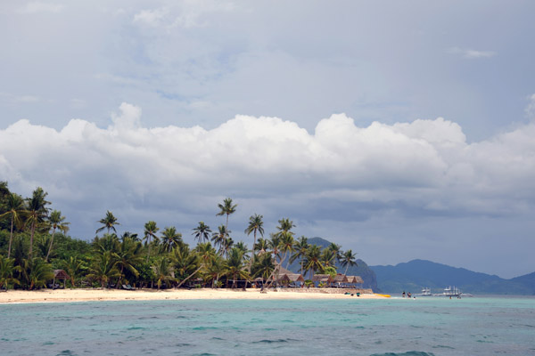 ...but unfortunately it's a private island for guests of El Nido Resorts