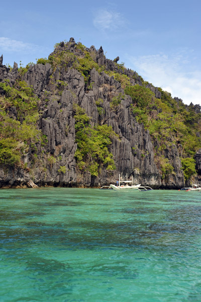 Clear blue waters of the Small Lagoon