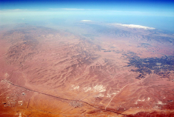 Southwestern Syria looking towards Lebanon