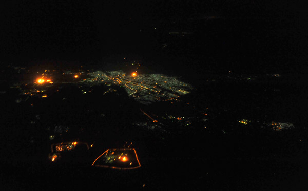 Kirkuk, Iraq, at night