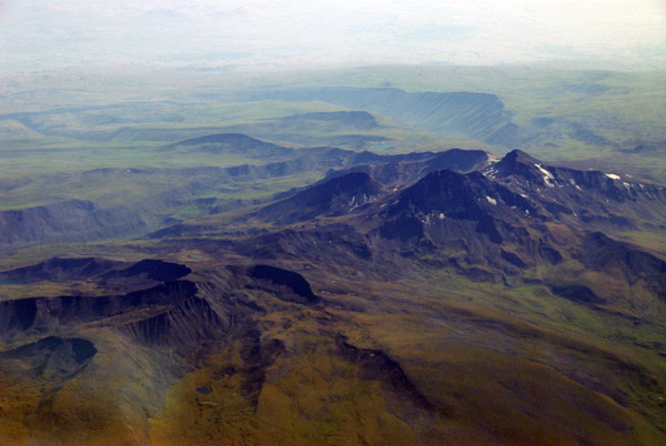 Volcanic landscape of southeastern Armenia