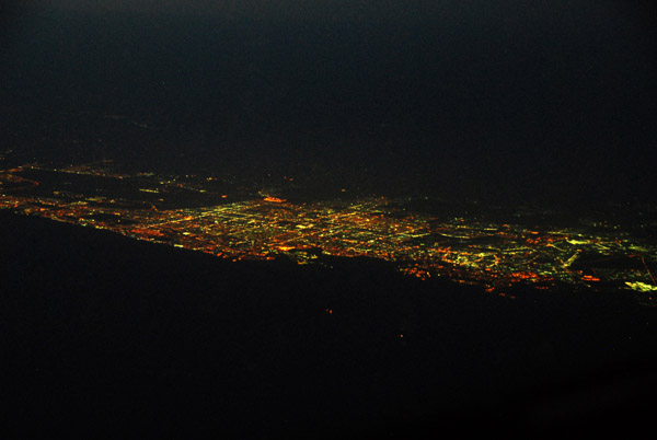 Jeddah, Saudi Arabia, at night