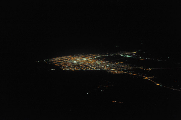 Hafar Al-Batin, Saudi Arabia, at night