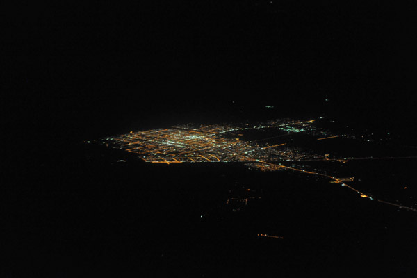 Hafar Al-Batin, Saudi Arabia, at night