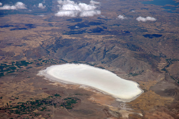 Dry lake 40 km NE of Kayseri, Turkey