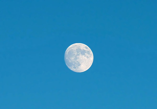 Full moon over Turkey