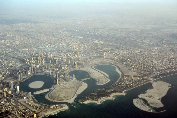 Sharjah Lagoons and part of Dubai