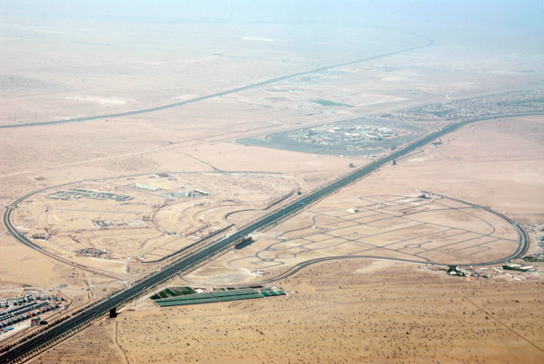 Emirates Road, City of Arabia construction, Dubailand