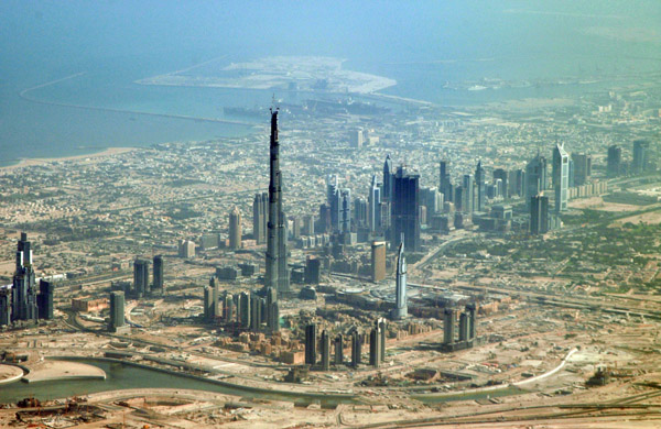 Burj Dubai and Sheikh Zayed Road, May 2008