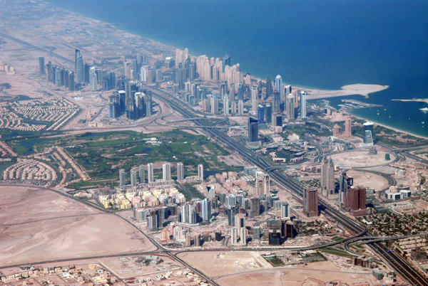 Dubai Marina, Sheikh Zayed Road