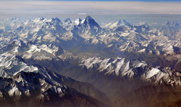 K2 and the Karakoram from the northwest along the Pakistan-China border