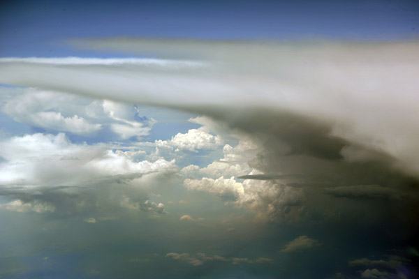 Thunderstorm over Romania