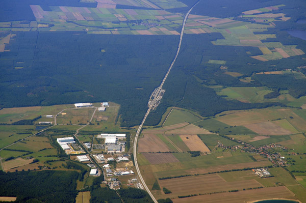 Former DDR checkpoint between East and West Germany, E26 between Besenthal, Schleswig-Holstein & Gallin, Mecklenburg-Vorpommern