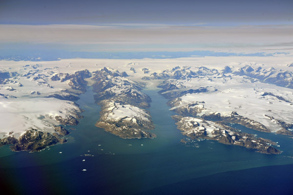 A pair of fjords, Iluiteq, Greenland