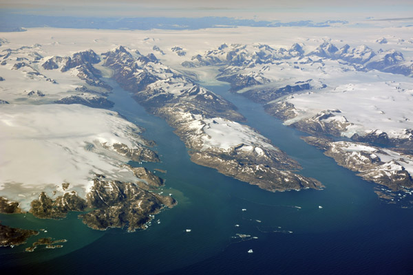 A pair of fjords, Iluiteq, Greenland