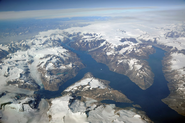 Lindenows Fjord, Greenland, surrounding Apostelen Tommelfinger