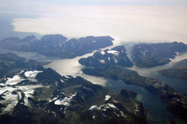 Sammisoq and the southern tip of Greenland