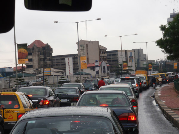 A small sample of Lagos traffic, Ikeja