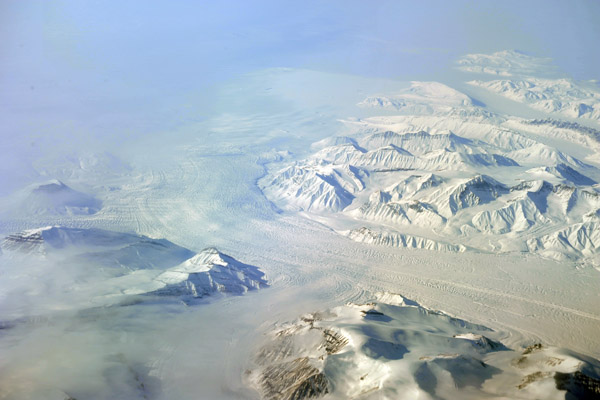 Glacier, Axel Heiberg Island, Qikiqtaaluk Region, Nunavut, Canada